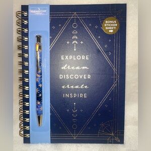 Clementine Journal with Pen - Blue cover NWT